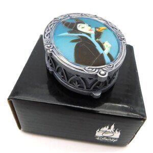 Disney Park Olszewski Pokitpal Malificent Trinket Box 2" Villain Sleeping Beauty